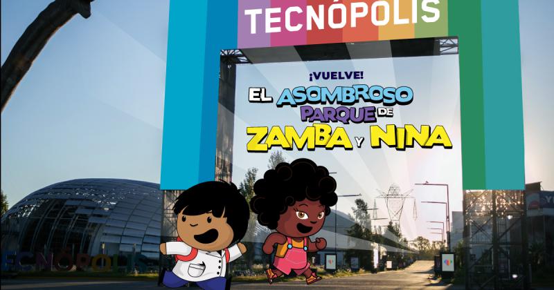 Zamba y Nina en Tecnópolis