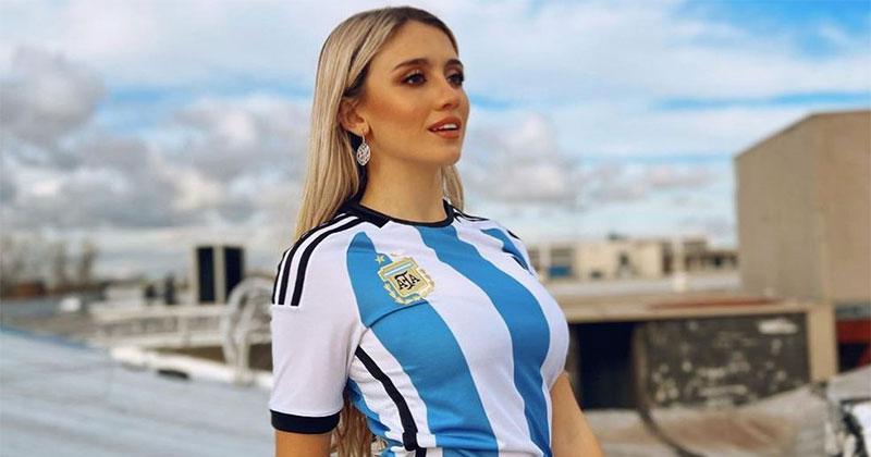 La promesa de Morena Beltraacuten si Argentina gana el Mundial