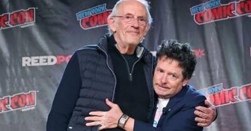 El emotivo reencuentro del elenco de Volver al futuro