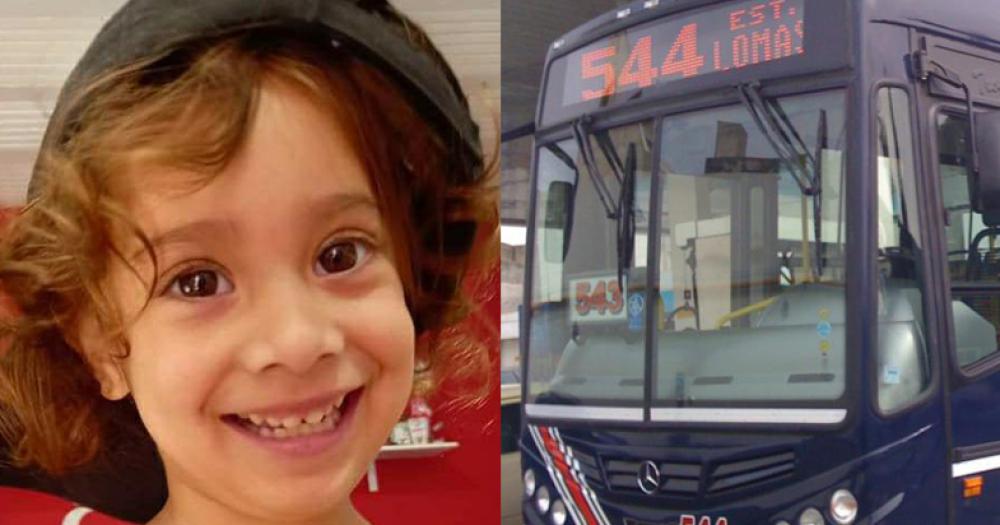 Desirée tenía 4 años y murió atropellada por un colectivo de la línea 544