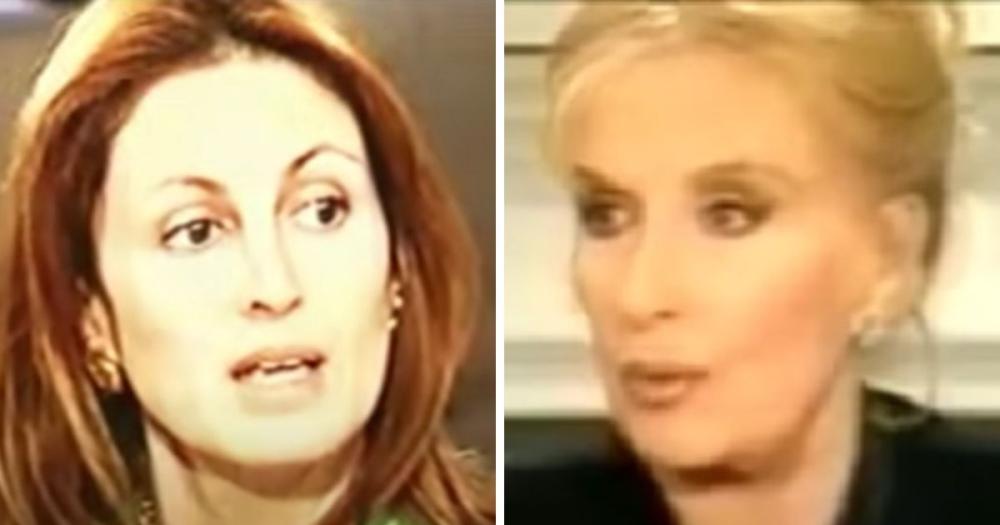 Silvana Surez protagonizó un tenso momento con Mirtha Legrand en vivo en 1999