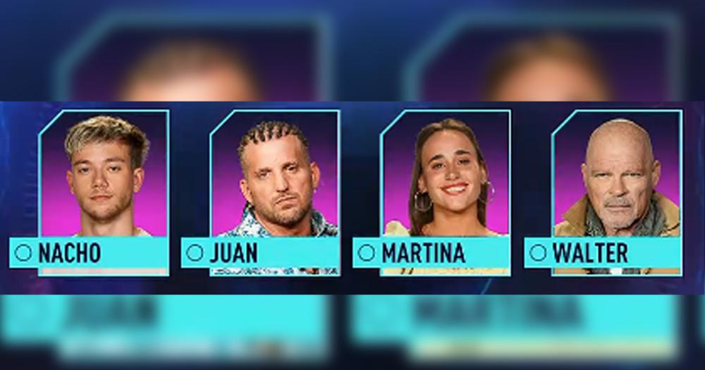 Cuatro nominados en una noche poleacutemica en Gran Hermano