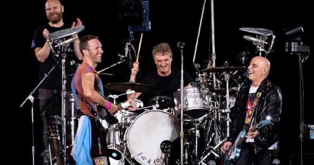 Coldplay revivioacute a Soda Stereo con Zeta y Charly Alberti