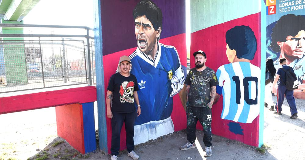 A dos antildeos de la partida de Maradona- el recuerdo de Fiorito y su gente