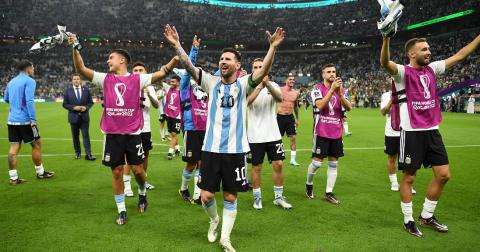 Messi alcanzó a Maradona en goles mundialistas