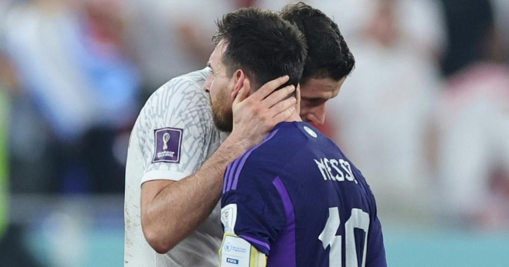 El delantero de Polonia reveló detalles de la conversación con Messi al final del partido