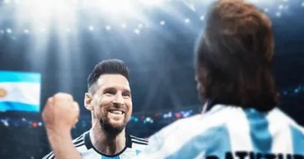 Messi y Batistuta intercambiaron emotivos mensajes tras el récord