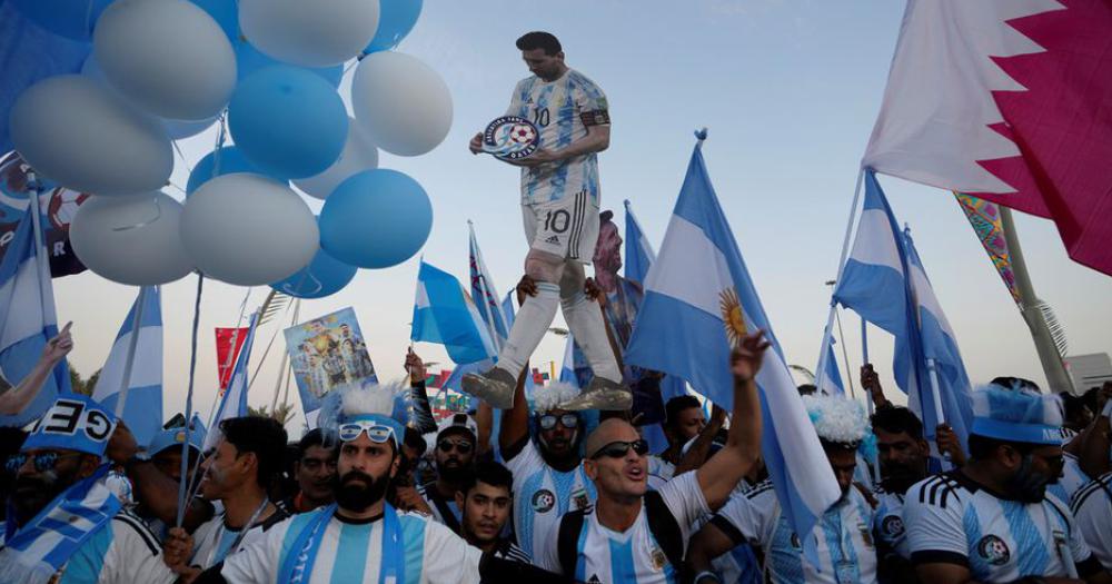 Los argentinos pura pasión y aliento