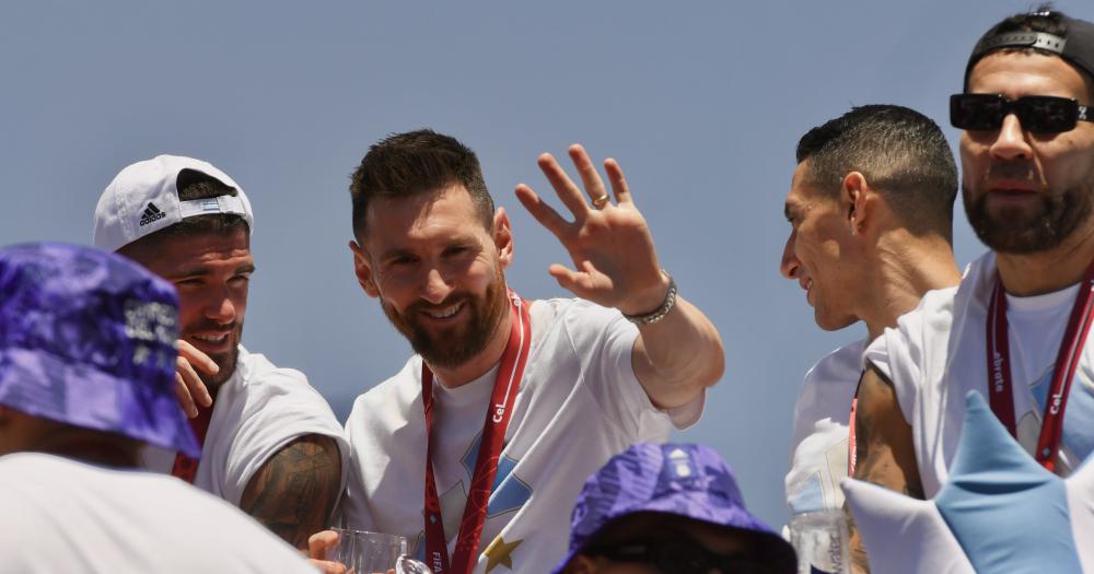 Messi relajado disfruta su momento soñado