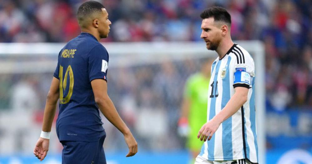 Kyliam MBappé y Lionel Messi rivales en el Mundial de Qatar 2022