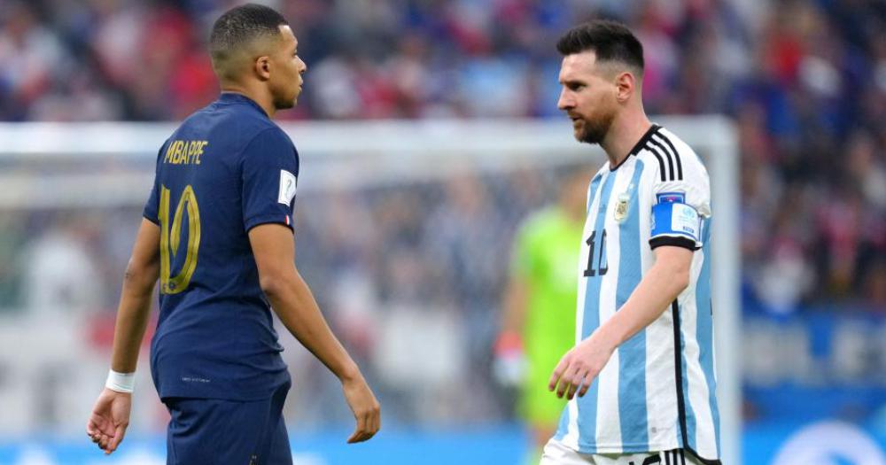 Kyliam MBappé y Lionel Messi rivales en el Mundial de Qatar 2022