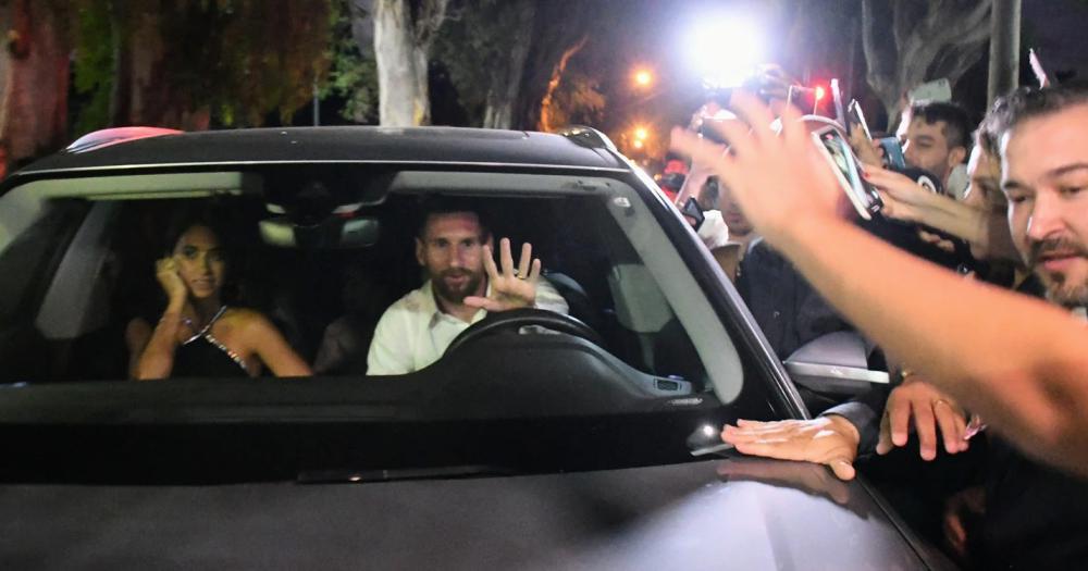 Lionel Messi revolucionoacute Rosario en el cumple de 15 su sobrina