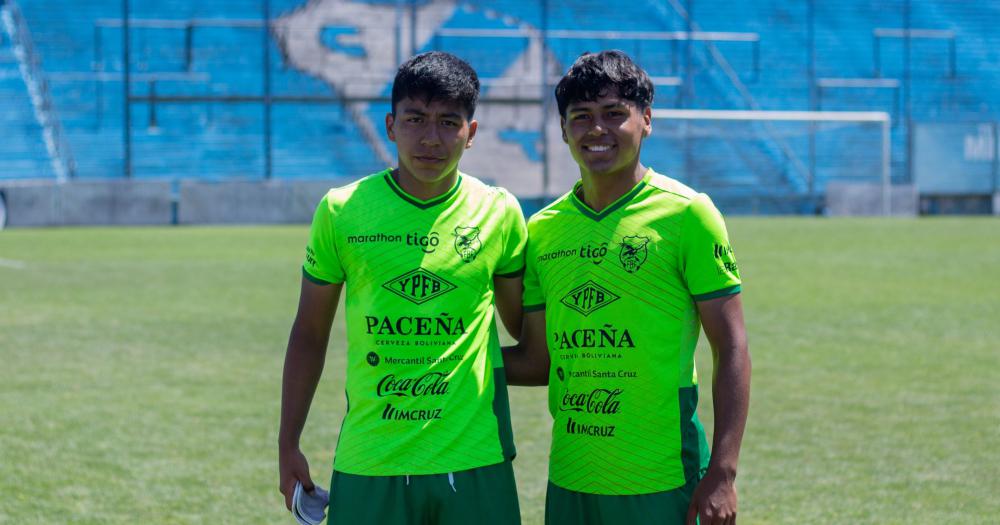 Moreno y Flores jugaron varios partidos con la sub-17 de Bolivia