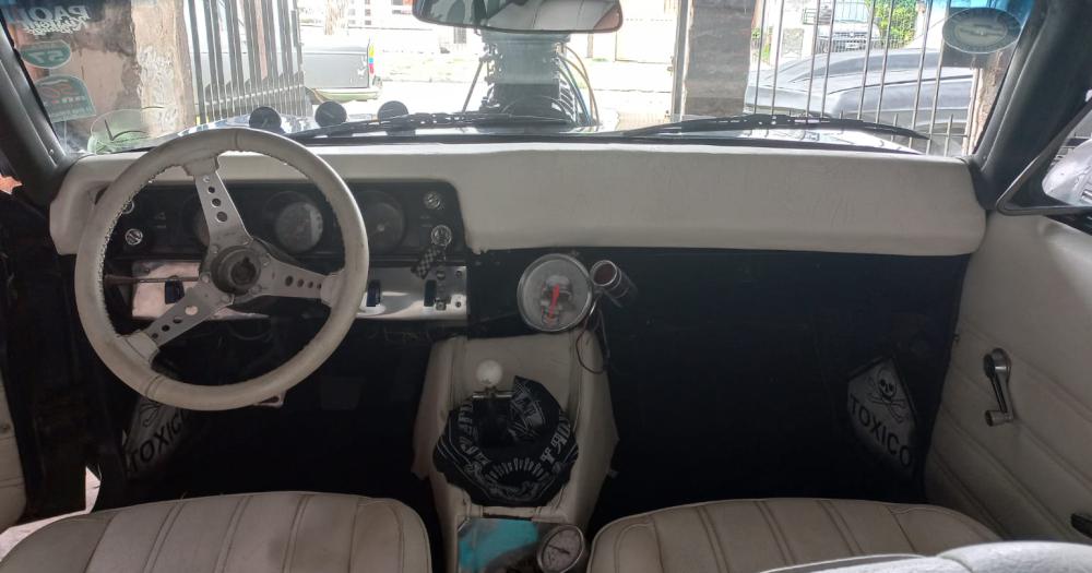 Interior de la Chevrolet Coupe de 1971