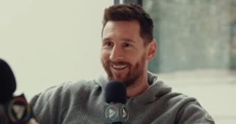 Messi brindó su primera entrevista luego del Mundial