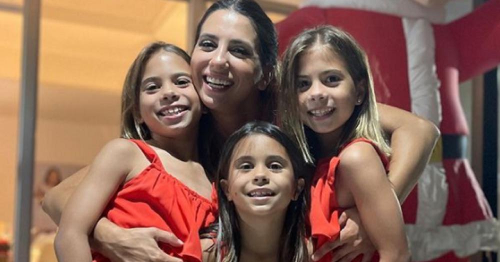 Cinthia Fernndez se indignó por un detalle en los útiles escolares de sus hijas