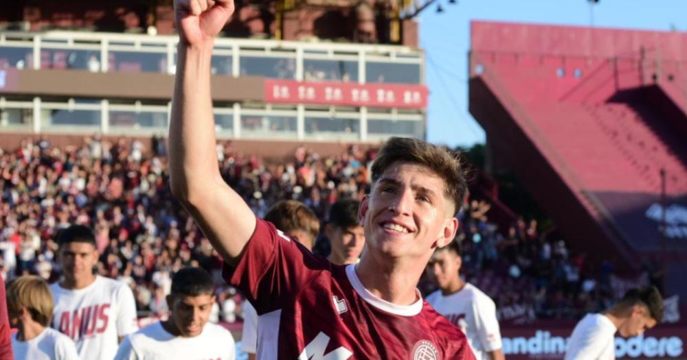 Toms Belmonte figura y referente del Lanús puntero de Frank Darío Kudelka