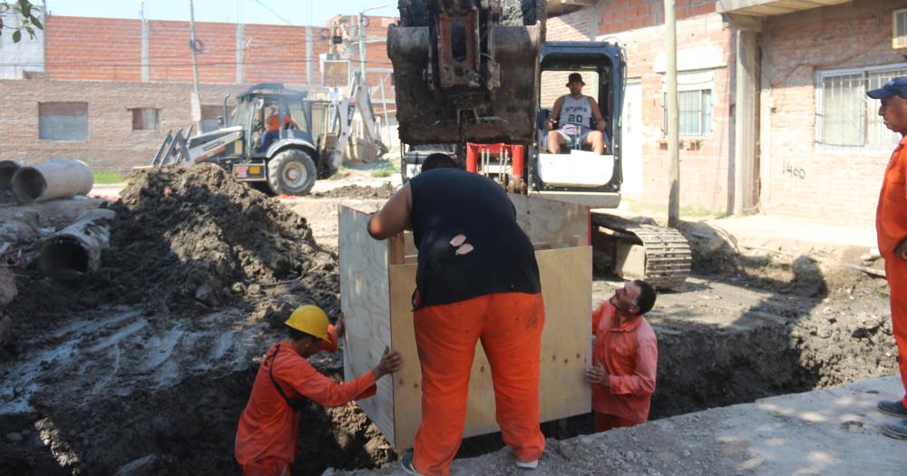 Profundizan las obras integrales en el barrio 17 de Noviembre