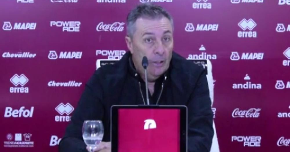 Kudelka habló en conferencia de prensa tras el empate sin goles entre Lanús y Argentinos