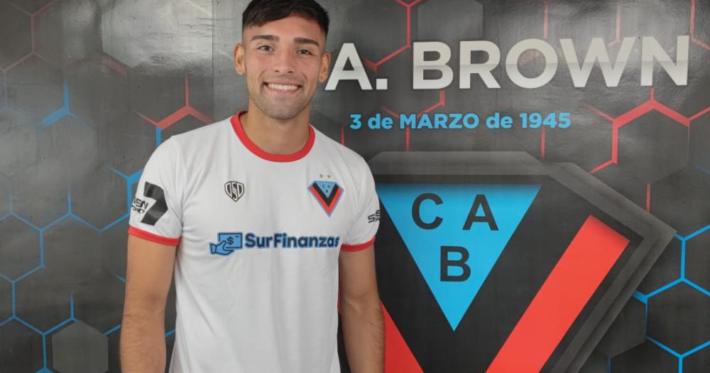 Maximiliano Heredia se sumó a Brown de Adrogué