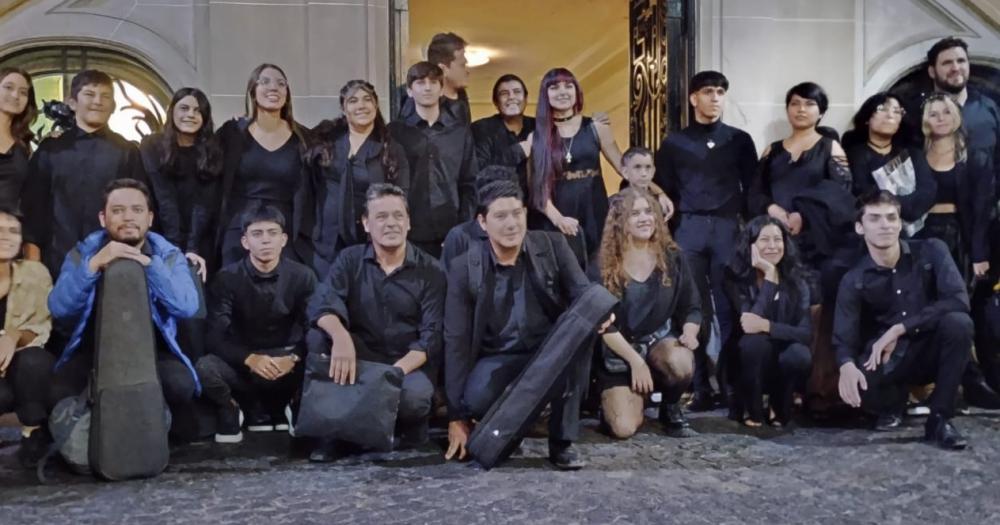 Fueron 35 músicos al evento en el Palacio San Martín
