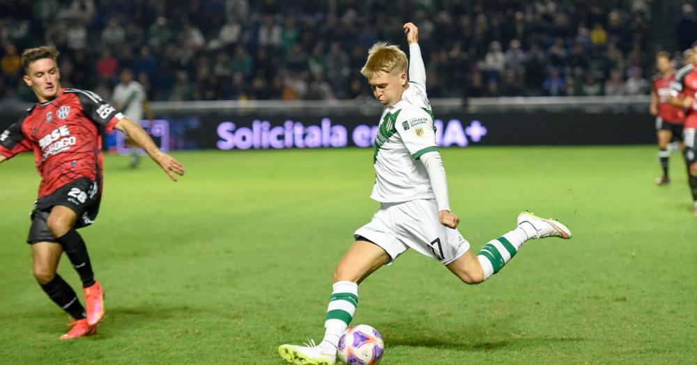 Souto disputó su segundo partido como titular en Banfield