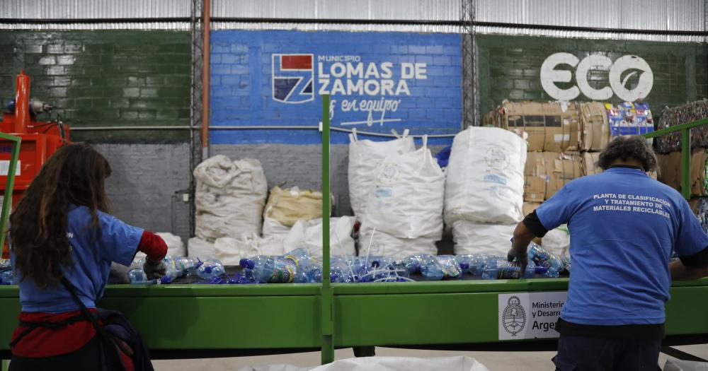 Inauguraron una planta de reciclaje en Lomas 