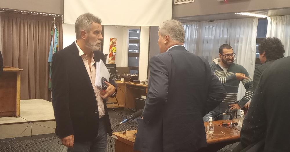 Roberto Fernndez defensor oficial de Villalba y Manuel Garrido abogado de Bazn