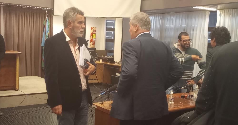 Roberto Fernndez defensor oficial de Villalba y Manuel Garrido abogado de Bazn
