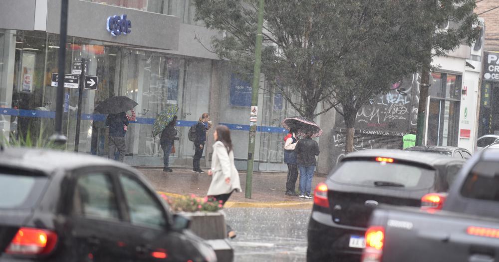 Hay un 50-en-porciento- de registrar lluvias por encima del promedio sobre el centro y sur de Cuyo y Patagonia