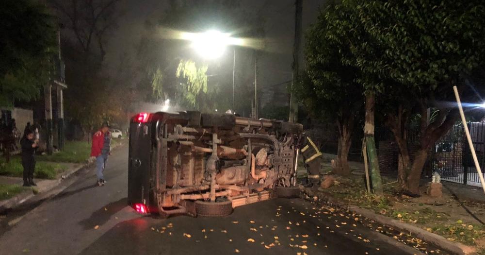 Así quedó el automóvil