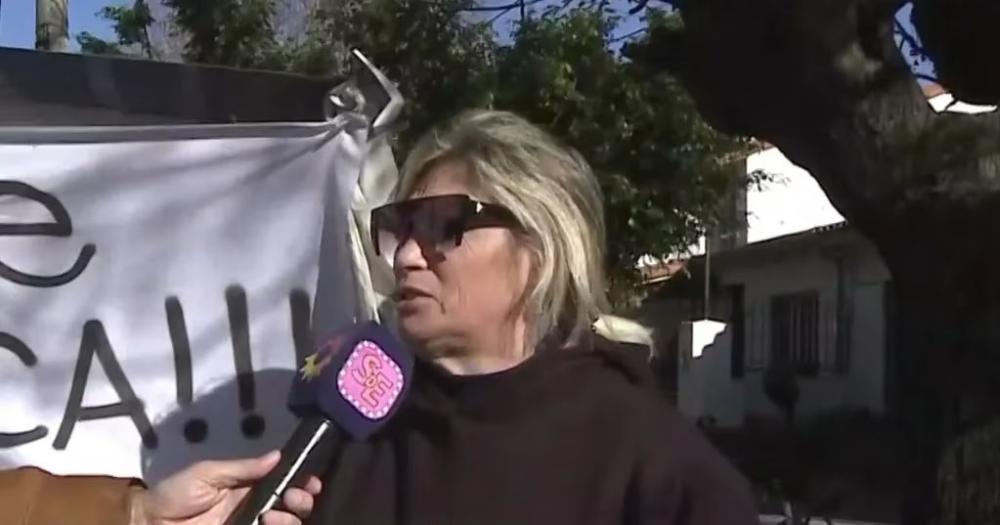 Claudia habló de su hijo