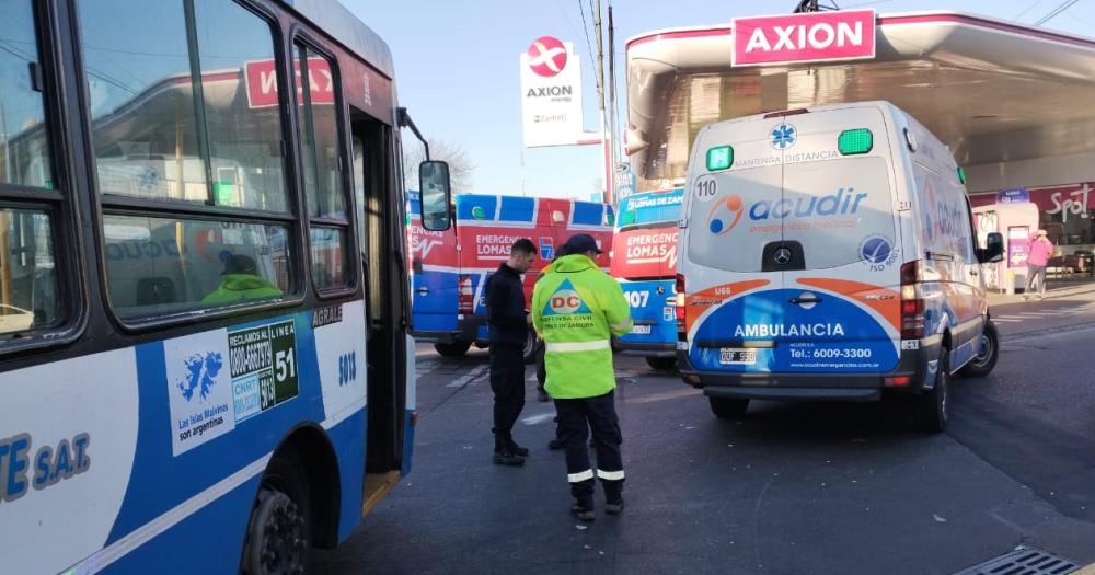 Tres pasajeras resultaron heridas en el choque