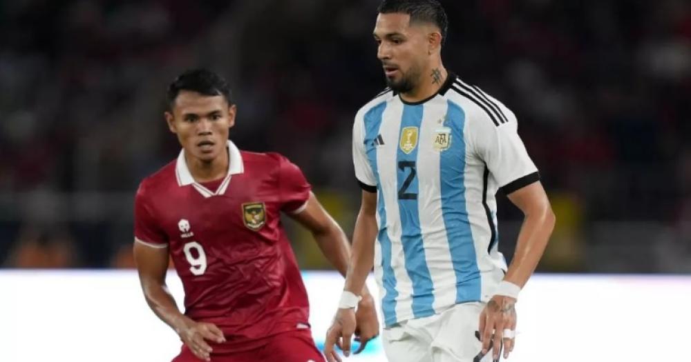 Prueba superada para el lomense Facundo Medina en la Seleccioacuten