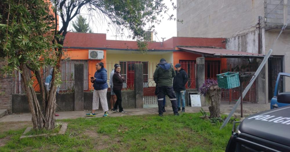 Temperley- lo detuvieron por golpear a su madre y prender fuego la casa