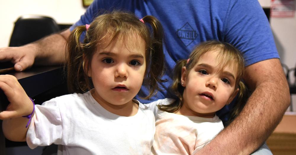 A diacuteas de cumplir 3 antildeos las trigemelas de Lomas visitaron La Unioacuten