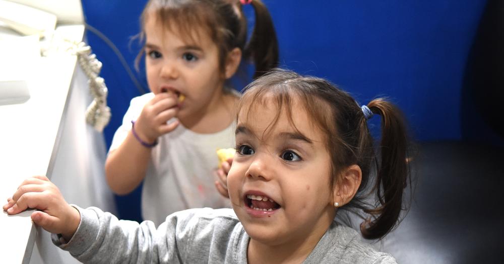 A diacuteas de cumplir 3 antildeos las trigemelas de Lomas visitaron La Unioacuten