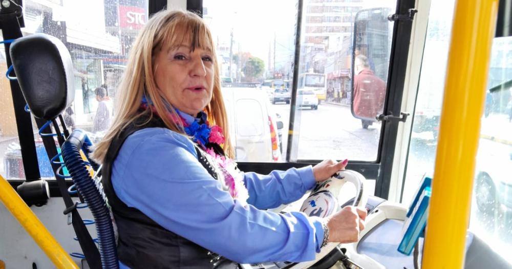 Su pasión por el colectivo la llevó a estar en la 542 por 26 años