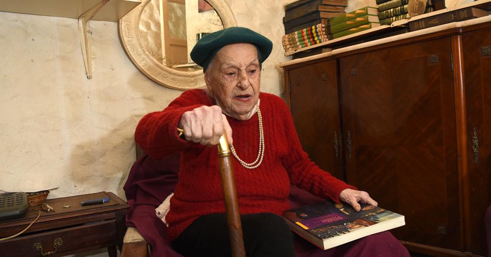 Tiene 94 antildeos y es nieta de un presidente- la historia de Kike