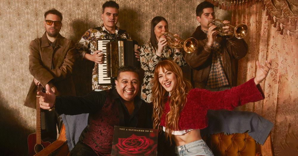 Flor con Mario Luis