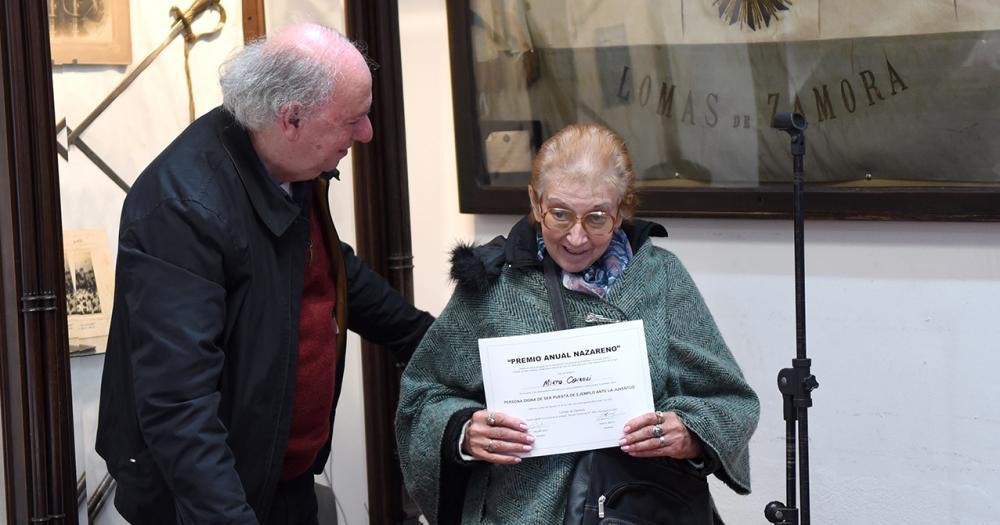 Distinguieron a 13 vecinos con el Premio Nazareno por el Diacutea del Amigo