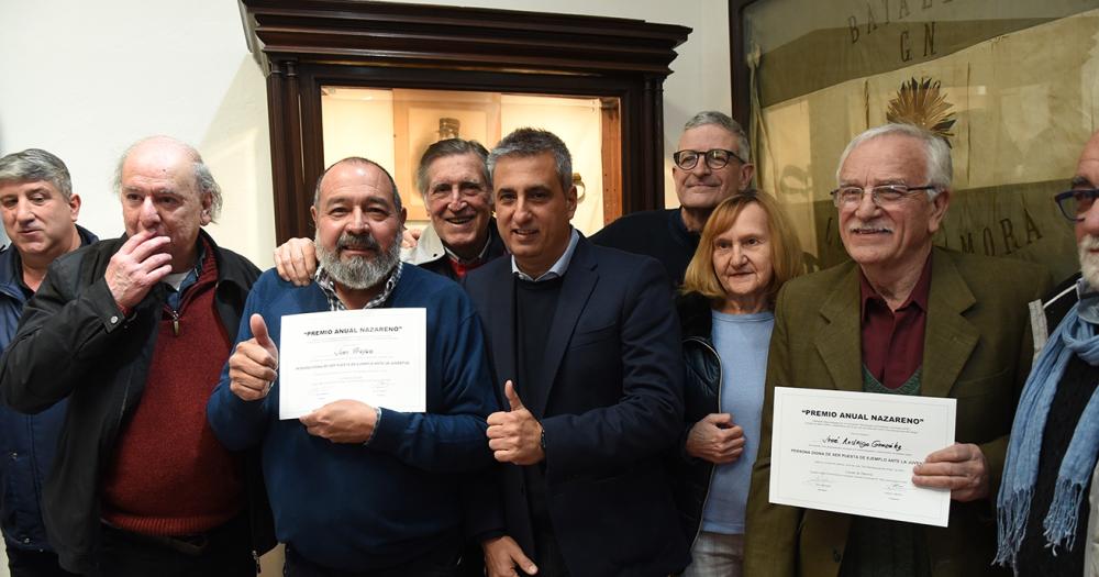 Distinguieron a 13 vecinos con el Premio Nazareno por el Diacutea del Amigo