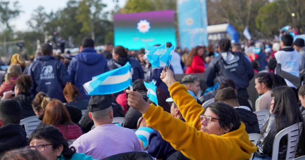 Participaron cientos de militantes