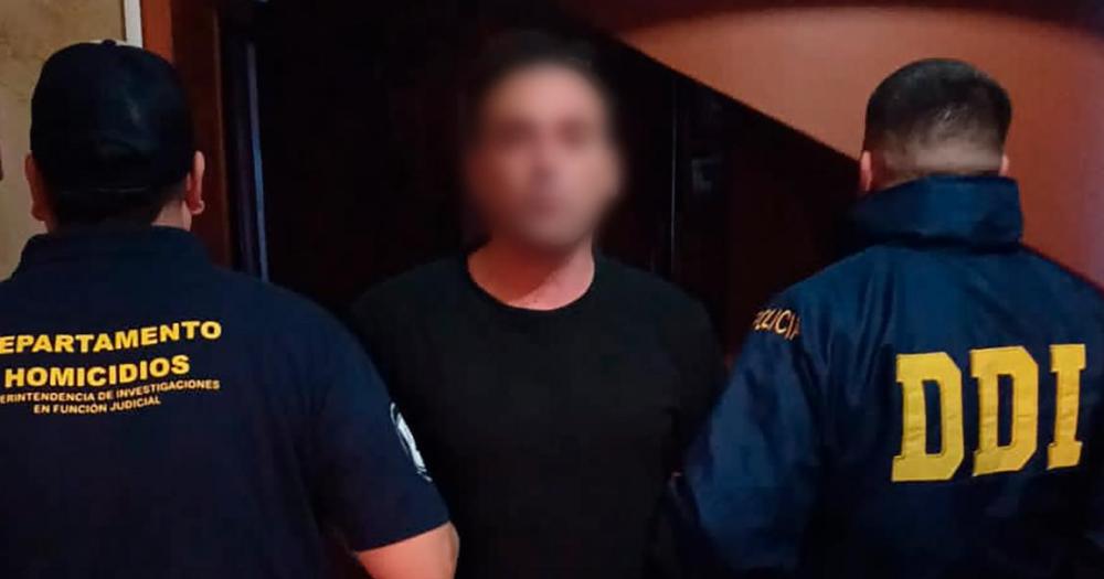 Vargas al momento de su detención