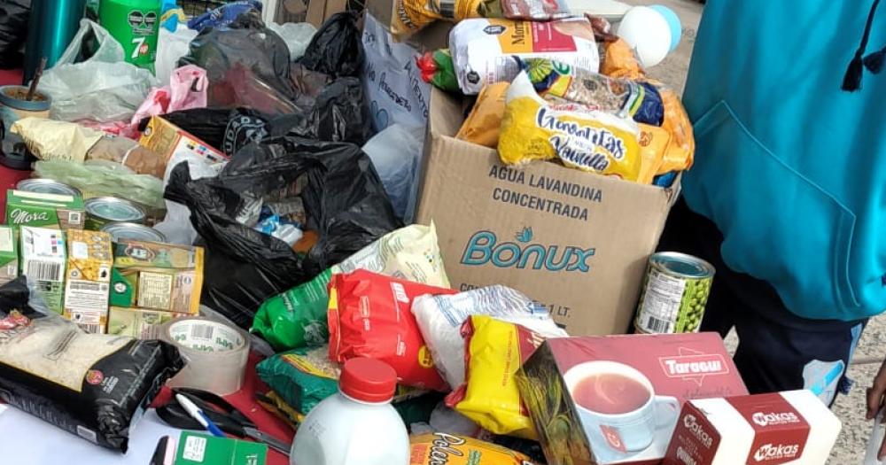 Lograron armar 40 cajas de alimentos que sern donadas a instituciones de la zona