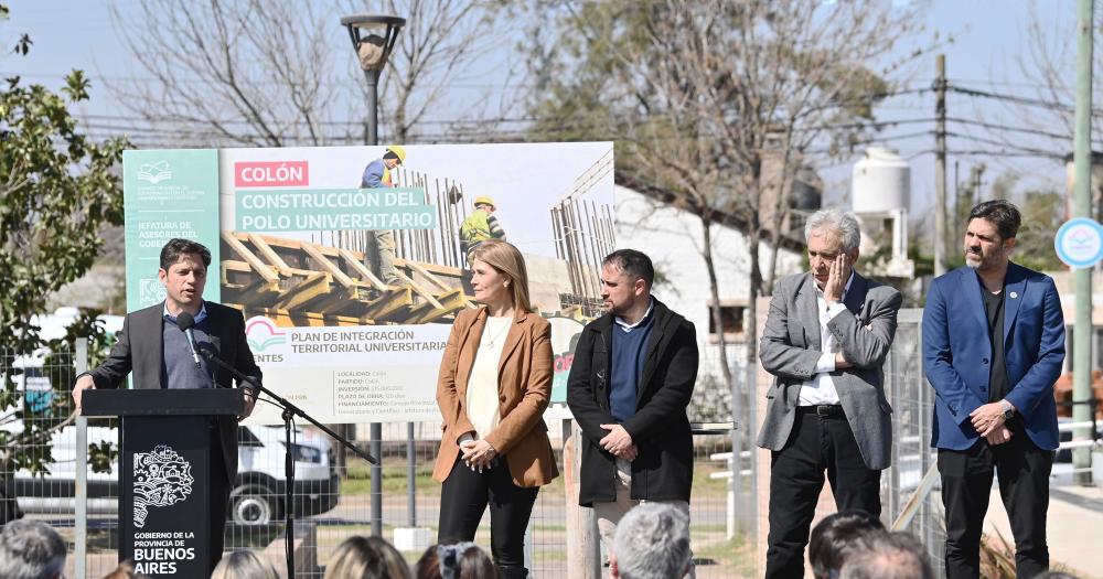 Kicillof destacoacute la inversioacuten educativa ante las propuestas opositoras 