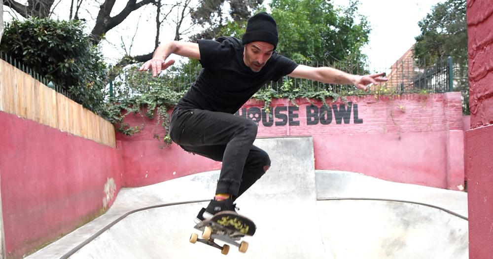 Temperley- tiene una pista de skate en su casa con un disentildeo uacutenico en el paiacutes