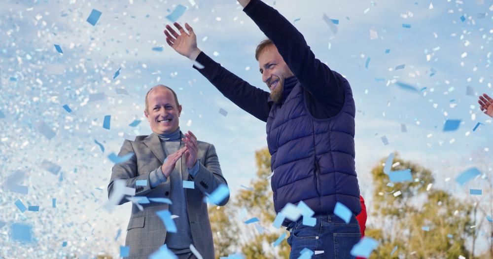 Federico Otermín y Martín Insaurralde en Lomas