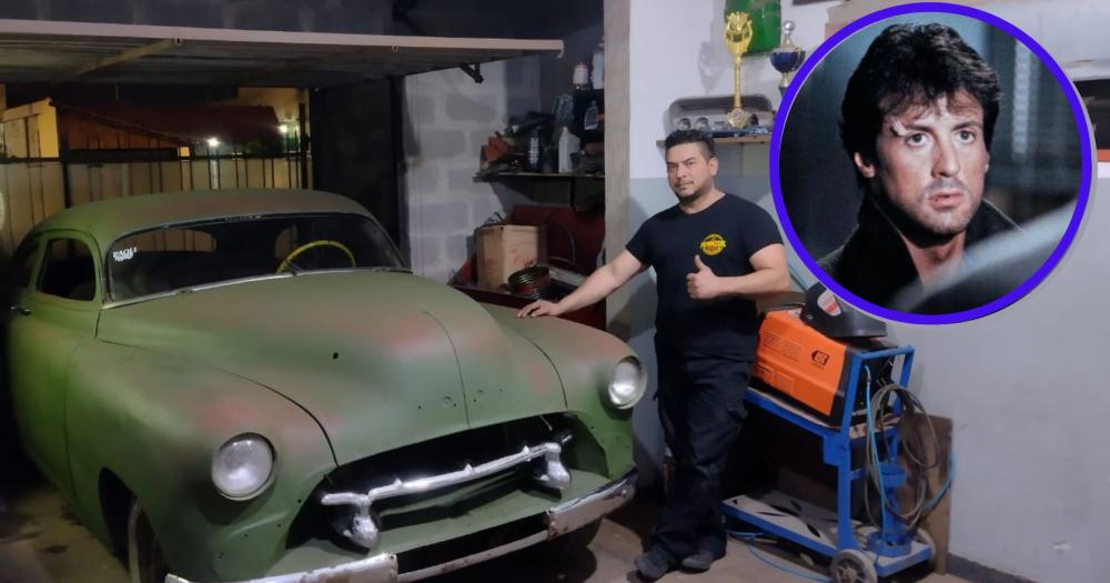 Un vecino de Banfield reproduce un mítico vehículo del cine de Hollywood