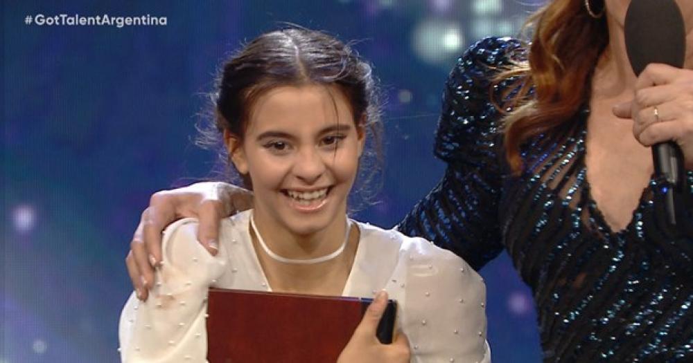 La joven 14 años brilló en Got Talent Argentina